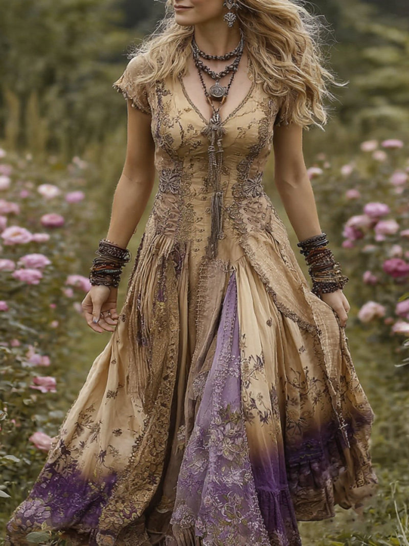Klassisch gestaltete Kleid