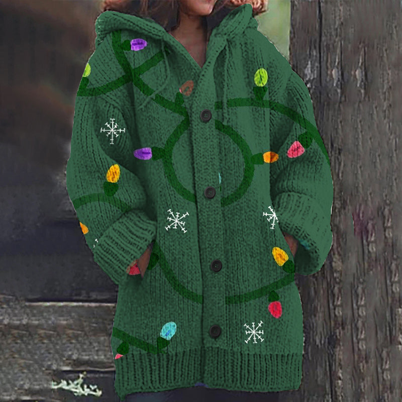 Anmutig gestaltete Strickjacke