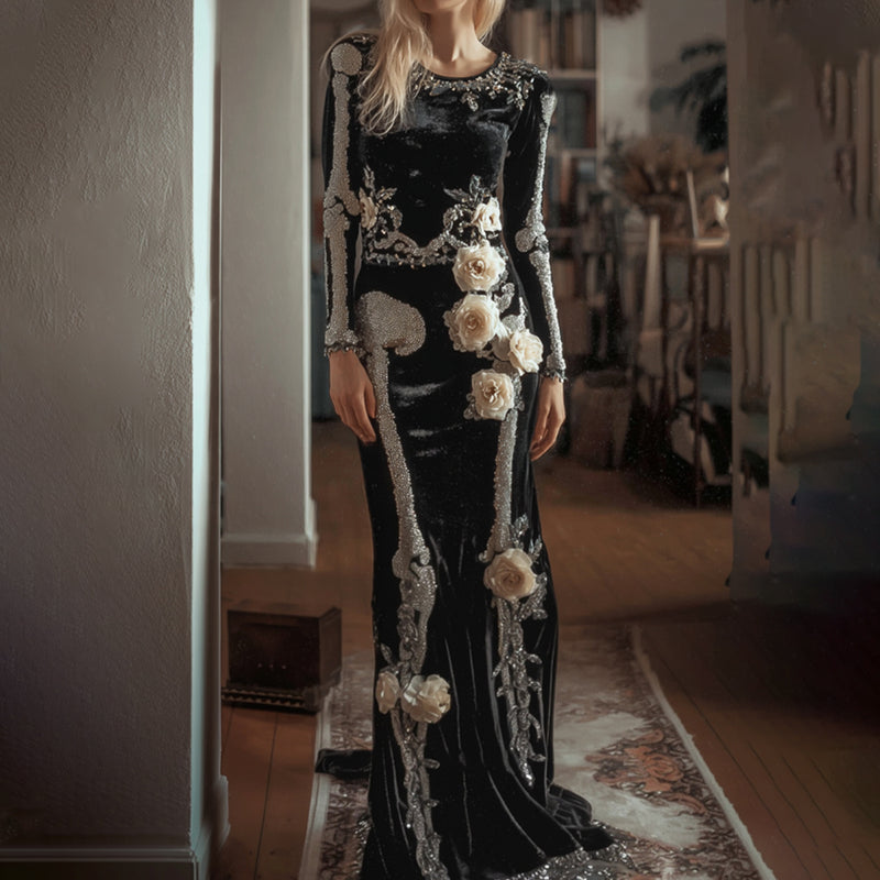 Anmutig gestaltete Kleid