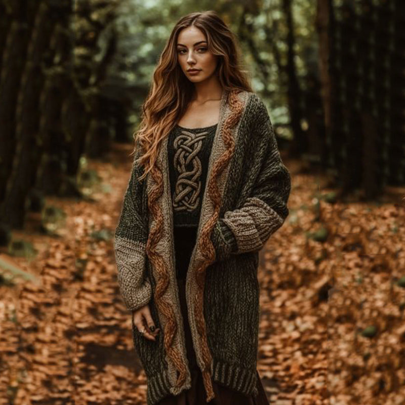 Elegant gestaltete Strickjacke