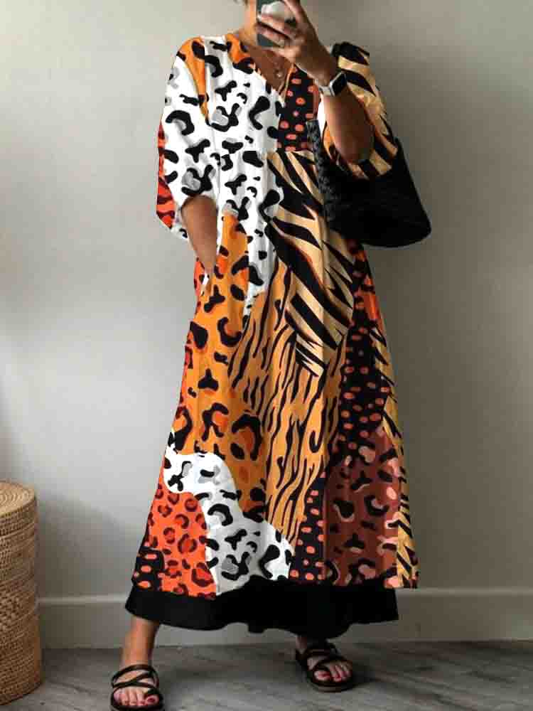 Klassisch gestaltete Kleid