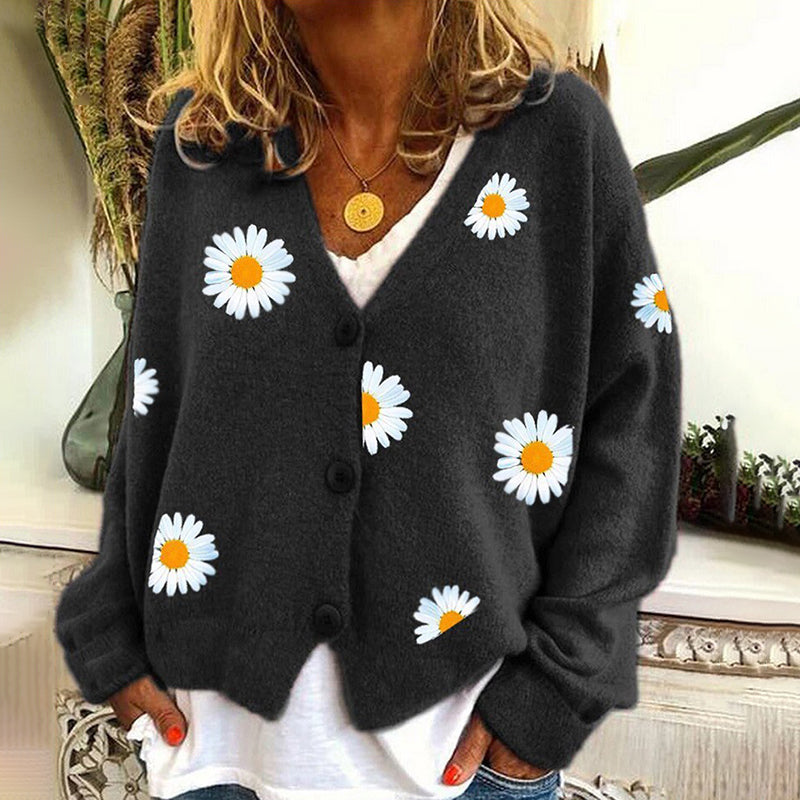 Durchdacht gestaltete Strickjacke
