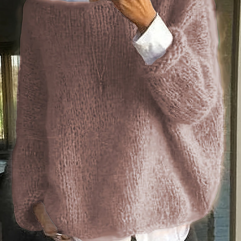 JO | Gemütlicher übergroßer Strickpullover