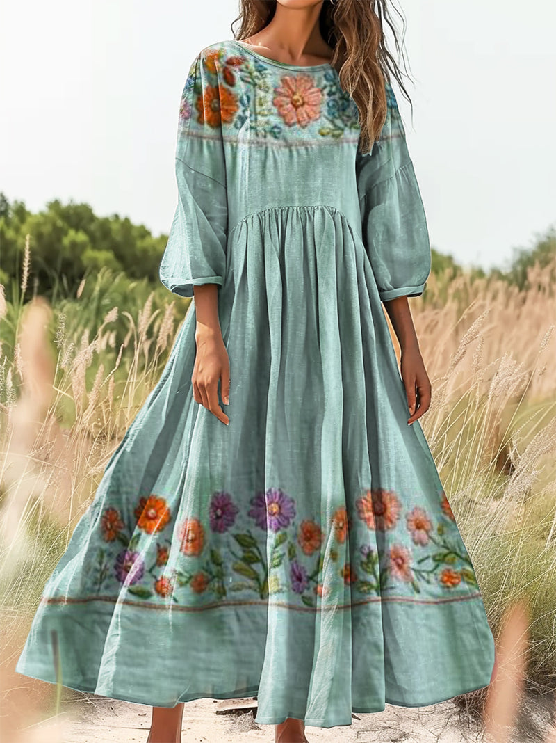 Klassisch gestaltete Kleid