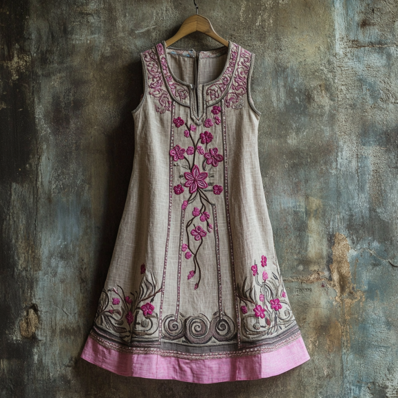 Zeitloser Vintage-Stil Kleid