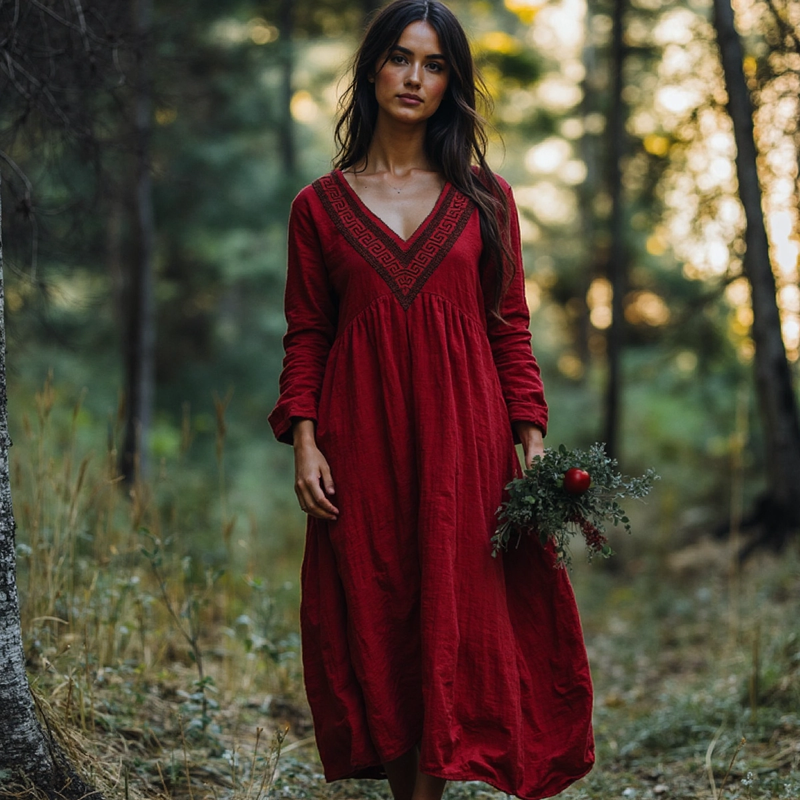 Anmutig gestaltete Kleid