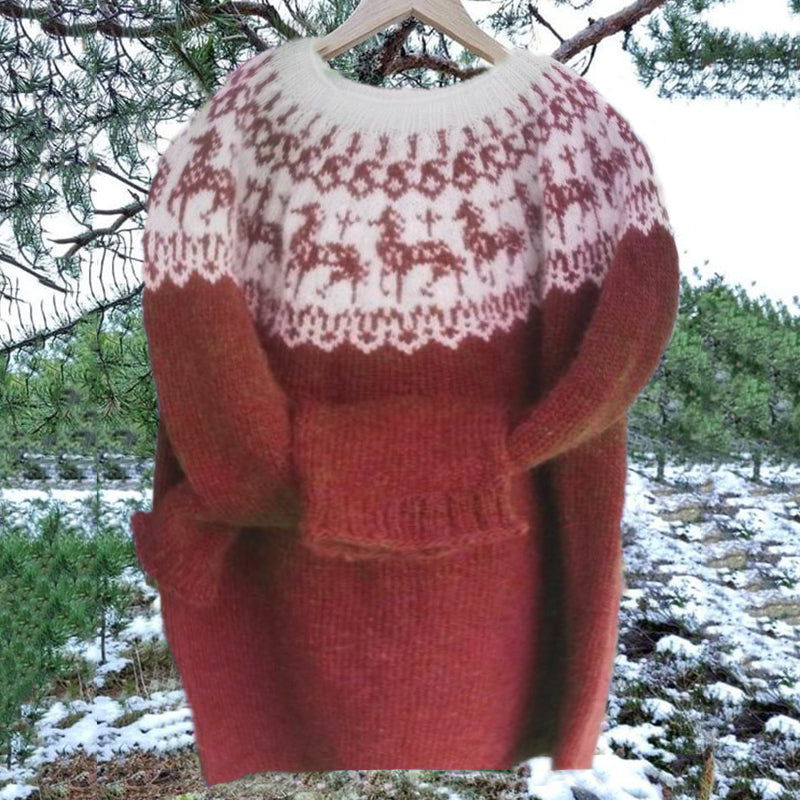 Zeitloser Vintage-Stil Pullover