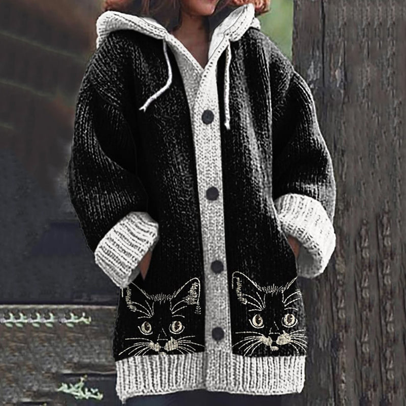 Anmutig gestaltete Strickjacke