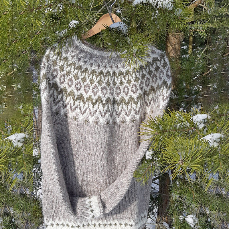 Zeitloser Vintage-Stil Pullover