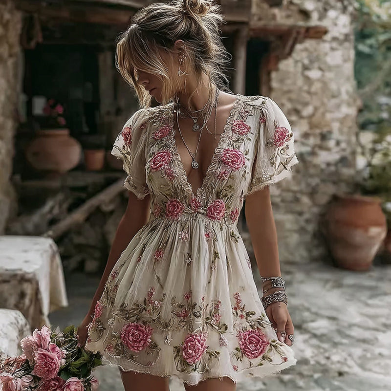 Klassisch gestaltete Kleid