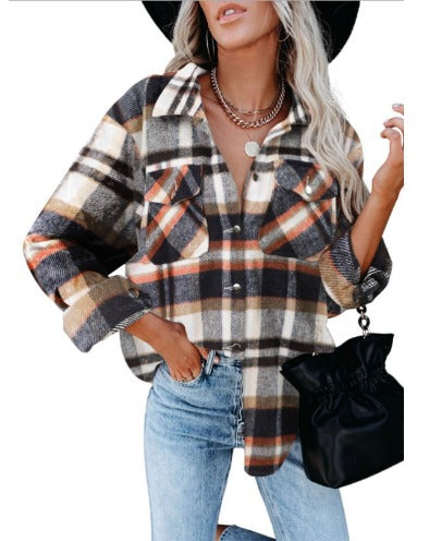 Klassisch gestaltete Jacke