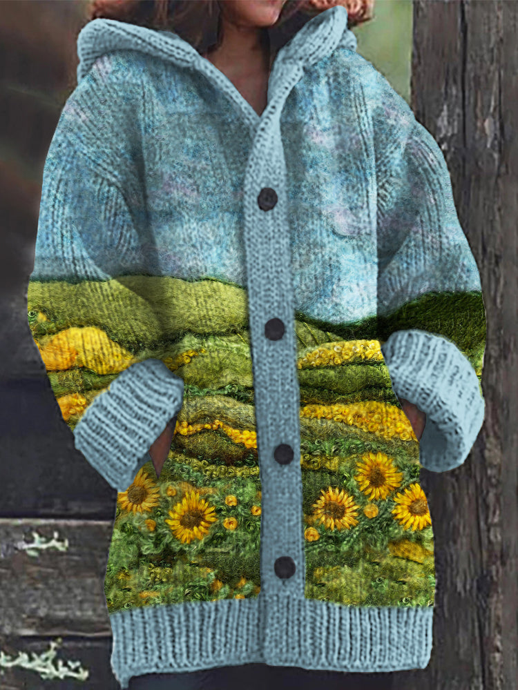 Zeitloser Vintage-Stil Strickjacke