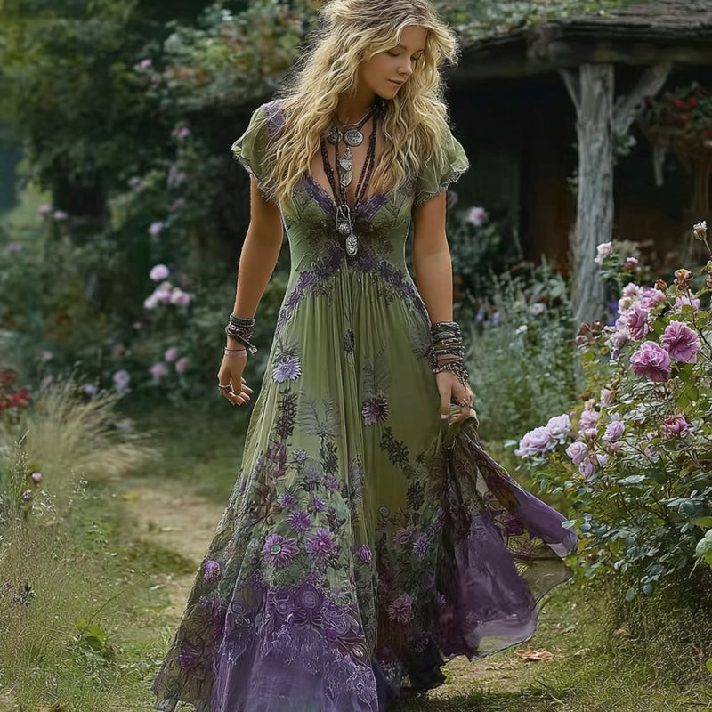 Zeitloser Vintage-Stil Kleid