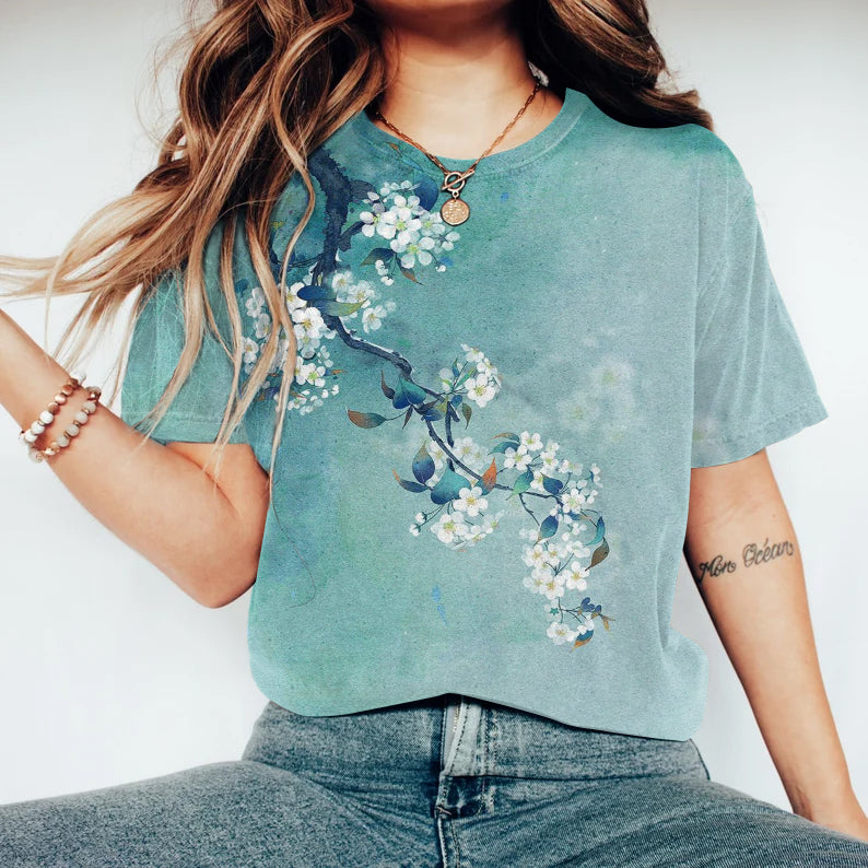 Anmutig gestaltete T-Shirt
