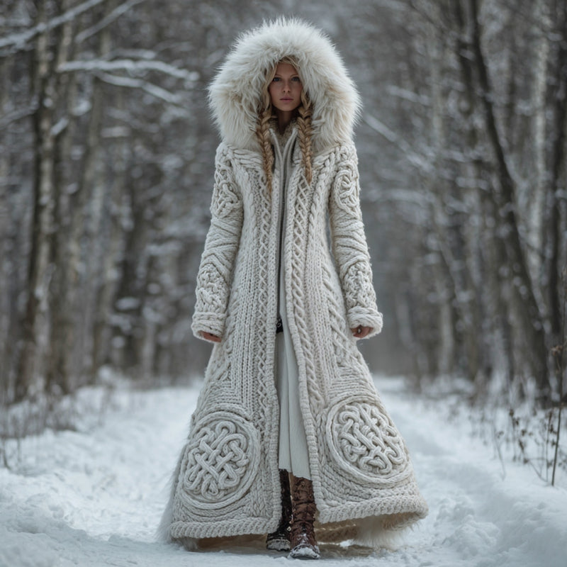 Durchdacht gestaltete Strickjacke