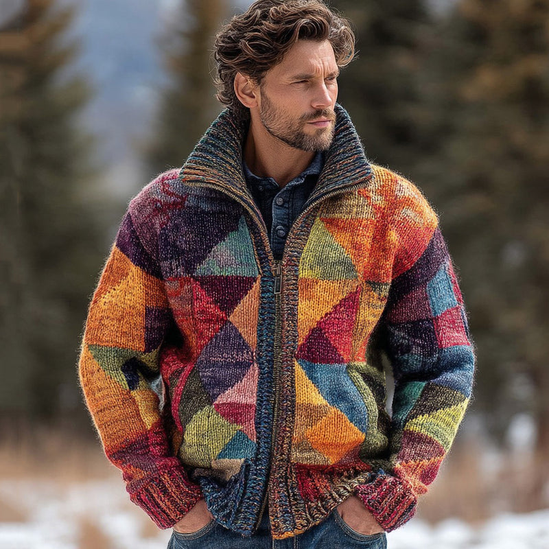 Klassisch gestaltete Strickjacke