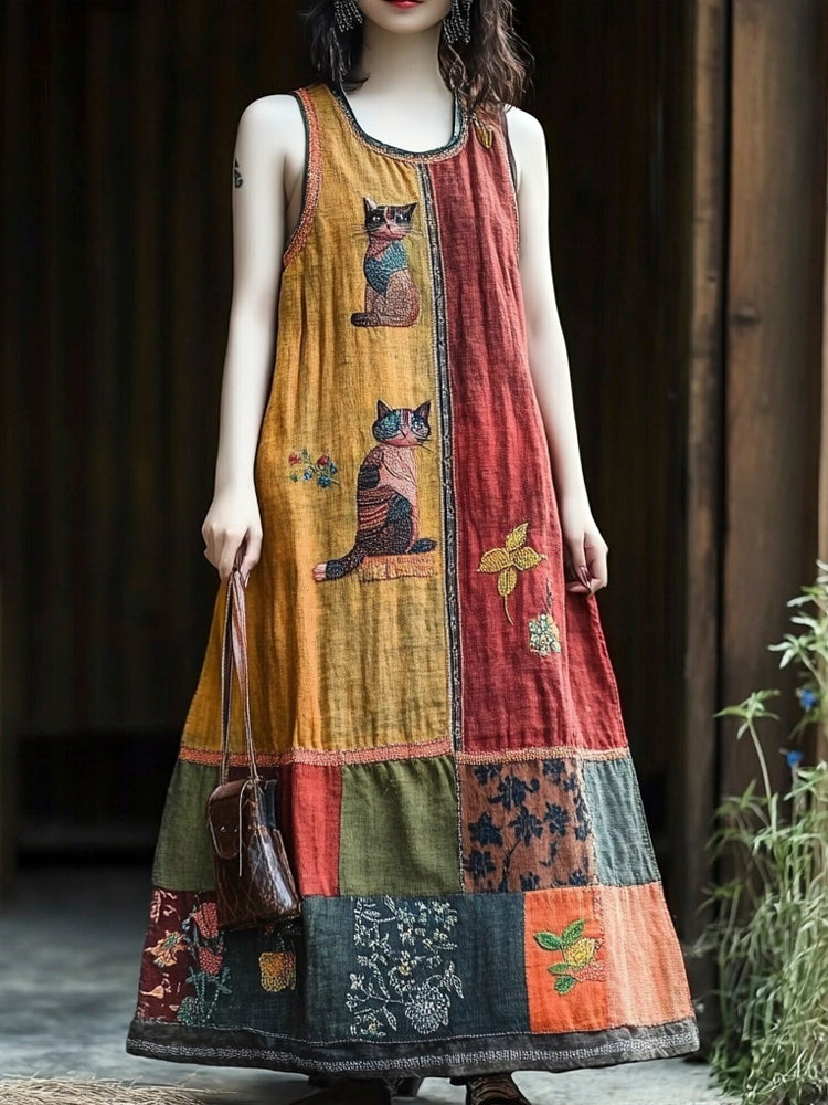 Zeitloser Vintage-Stil Kleid