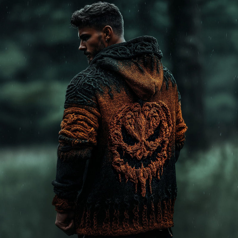 Durchdacht gestaltete Strickjacke