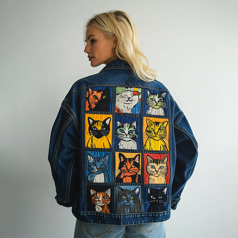 Anmutig gestaltete Jacke