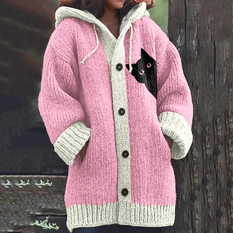 Durchdacht gestaltete Strickjacke