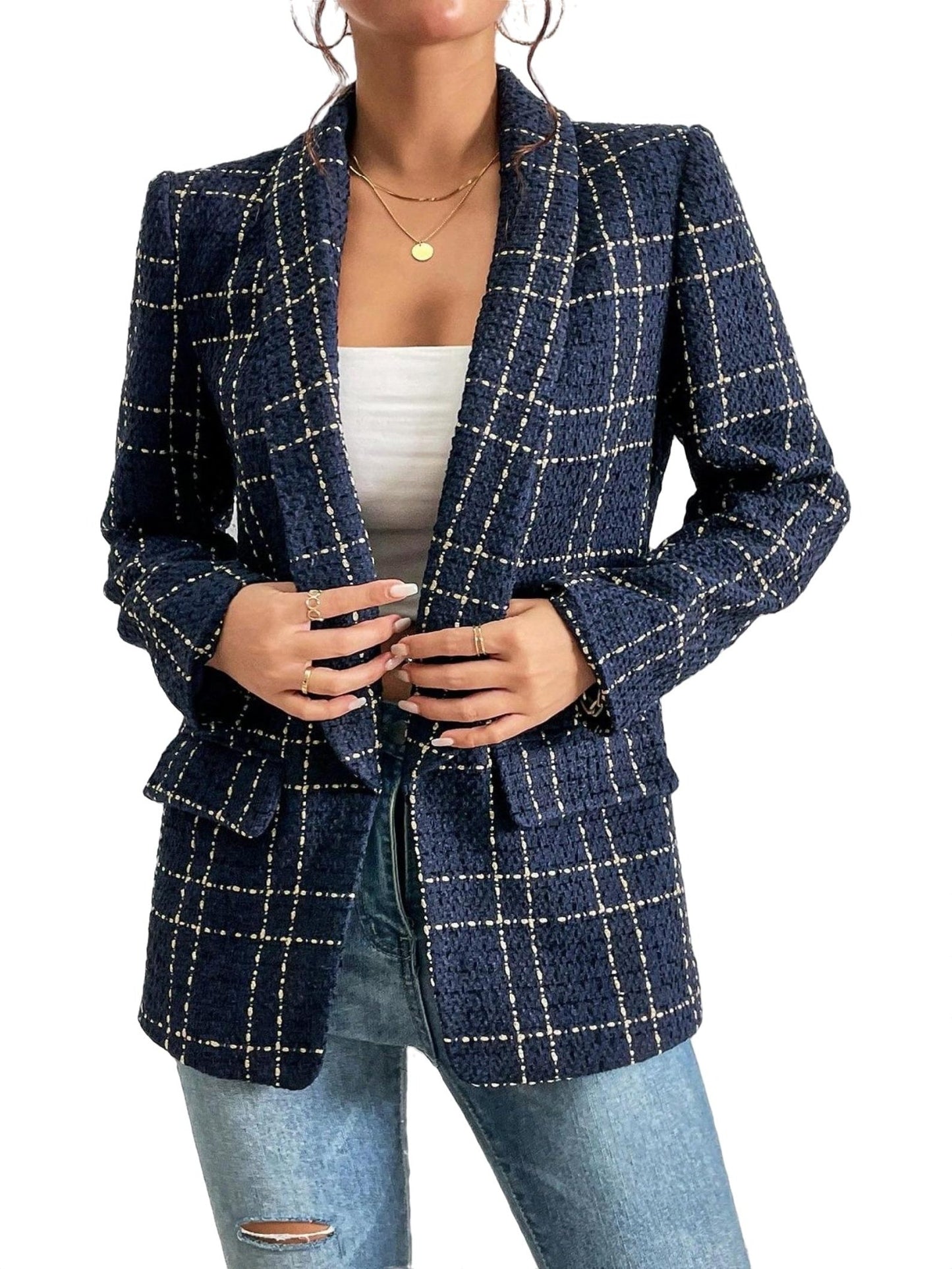 MW | Clara - Karierter Blazer