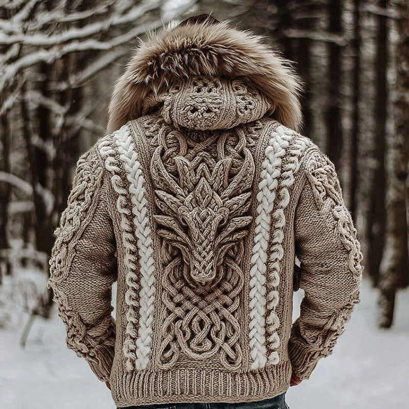 Zeitloser Vintage-Stil Strickjacke