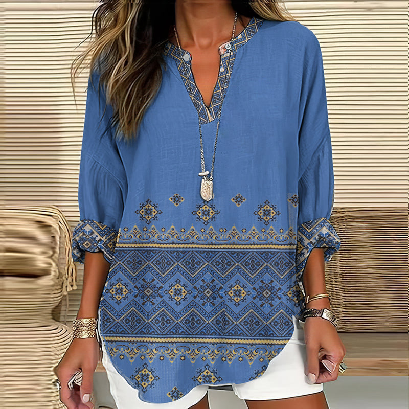 Zeitloser Vintage-Stil Bluse