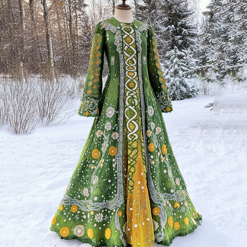 Anmutig gestaltete Kleid