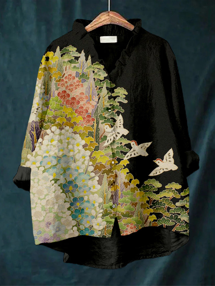 Klassische Vintage Bluse