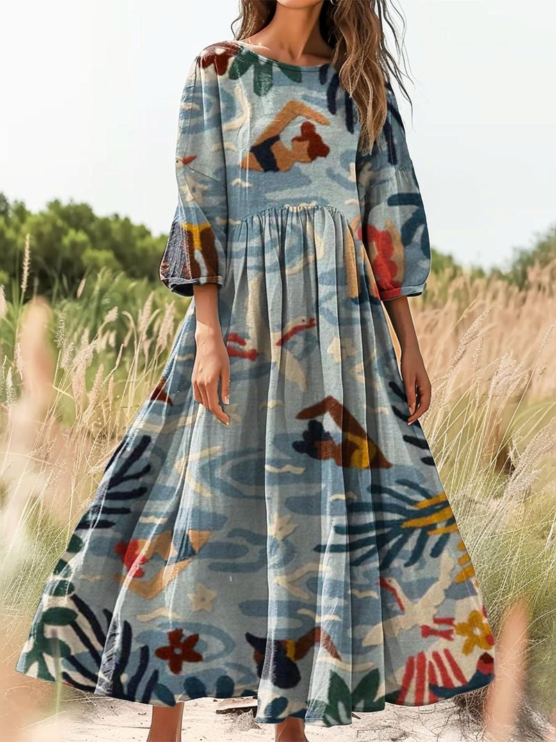 Zeitloser Vintage-Stil Kleid