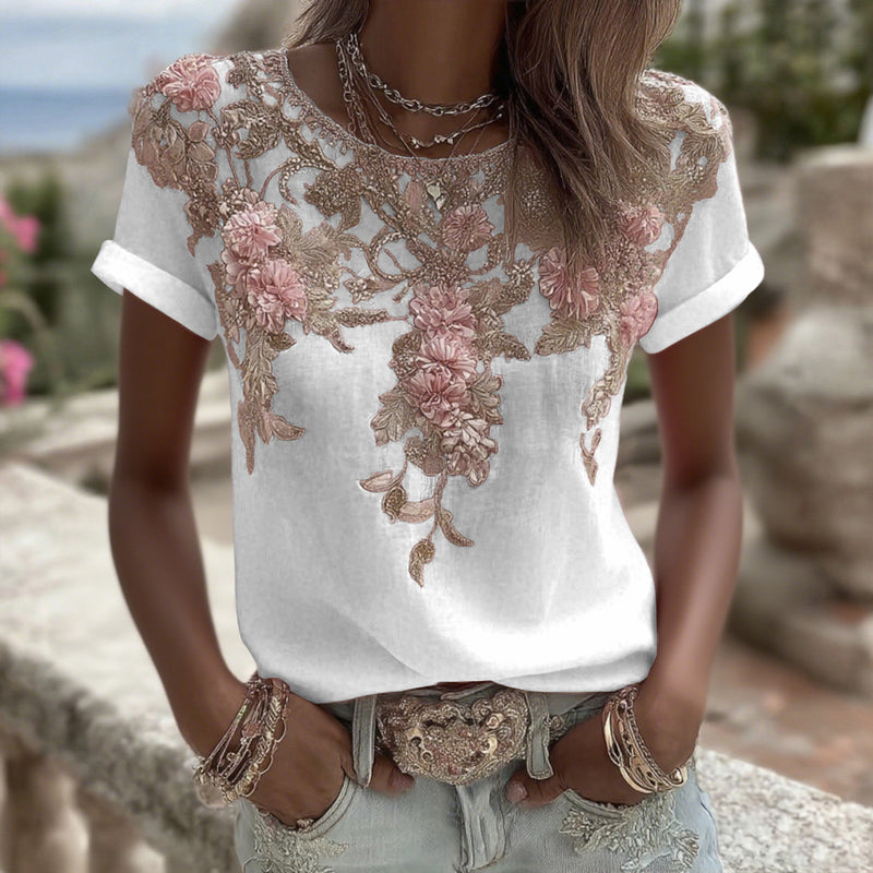Anmutig gestaltete T-Shirt