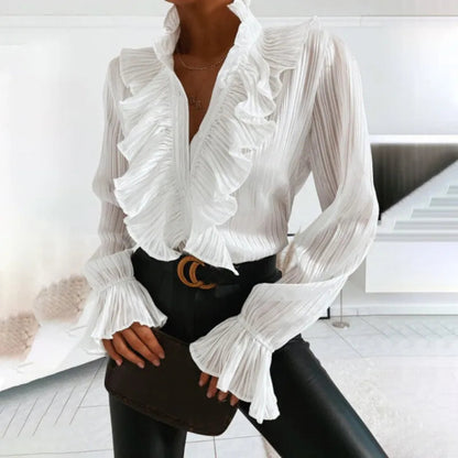 Klassische Vintage Bluse
