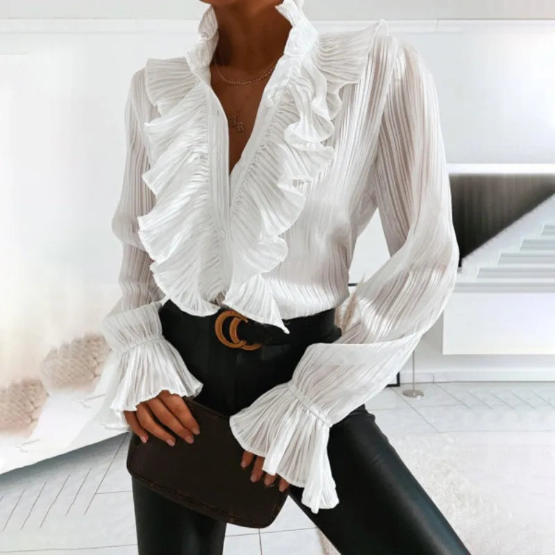 Klassische Vintage Bluse