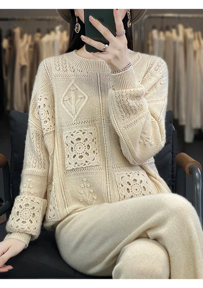 Zeitloser Vintage-Stil Pullover