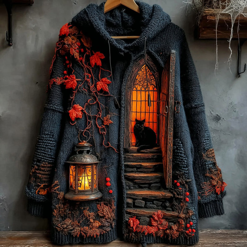 Klassische Vintage Strickjacke