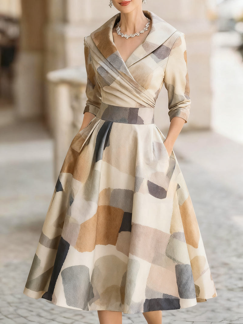 Klassische Vintage Kleid