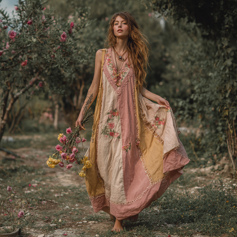 Wunderschön gefertigte Kleid