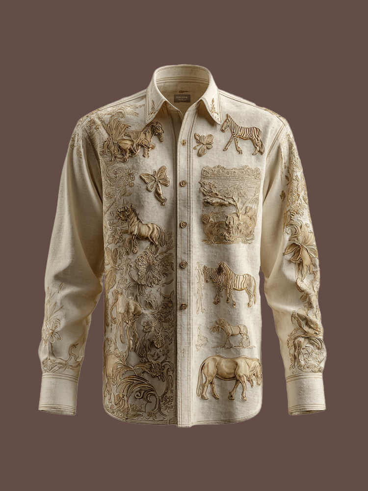 Zeitloser Vintage-Stil Hemd
