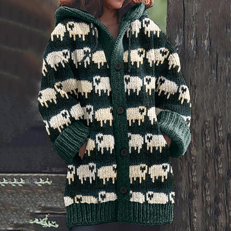 Klassische Vintage Strickjacke