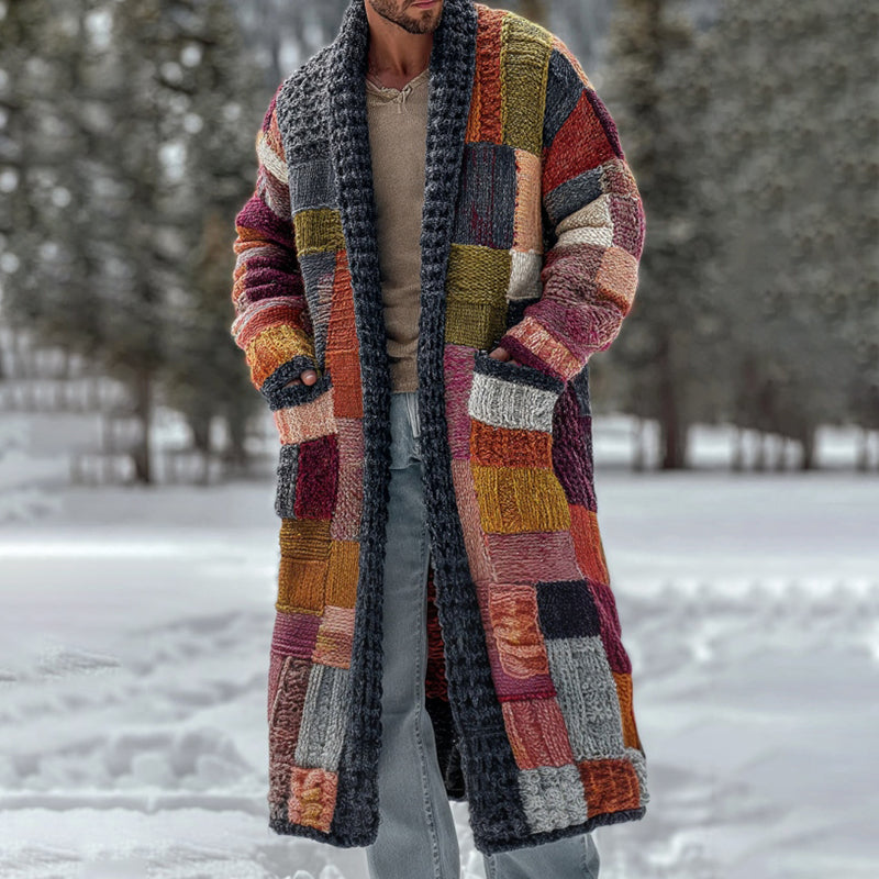 Durchdacht gestaltete Strickjacke