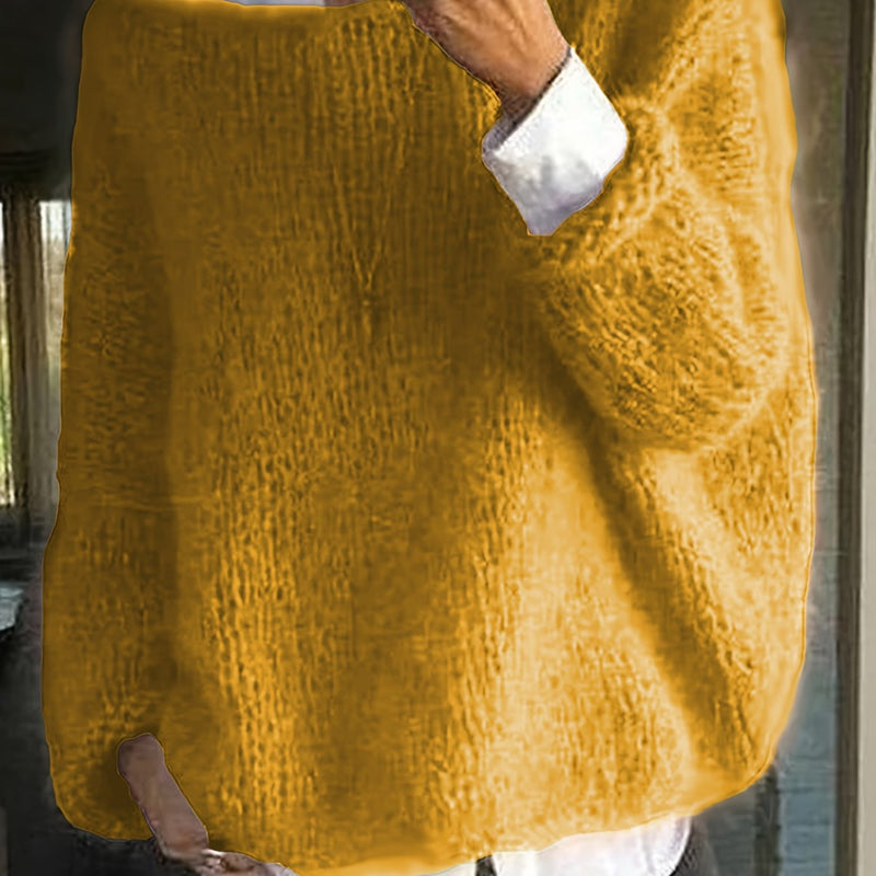 JO | Gemütlicher übergroßer Strickpullover