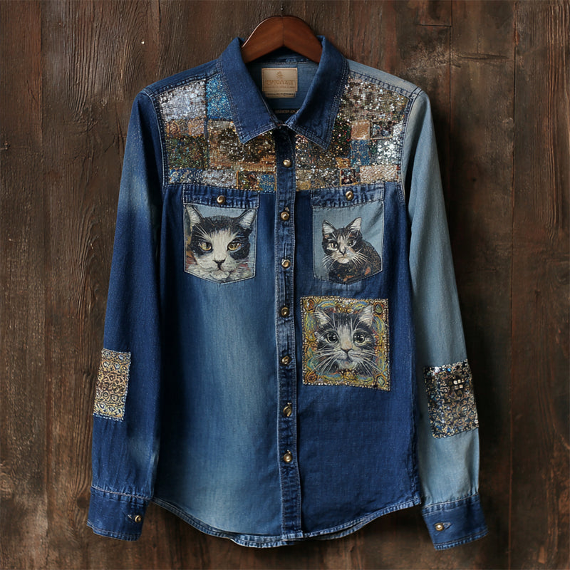 Zeitloser Vintage-Stil Hemd