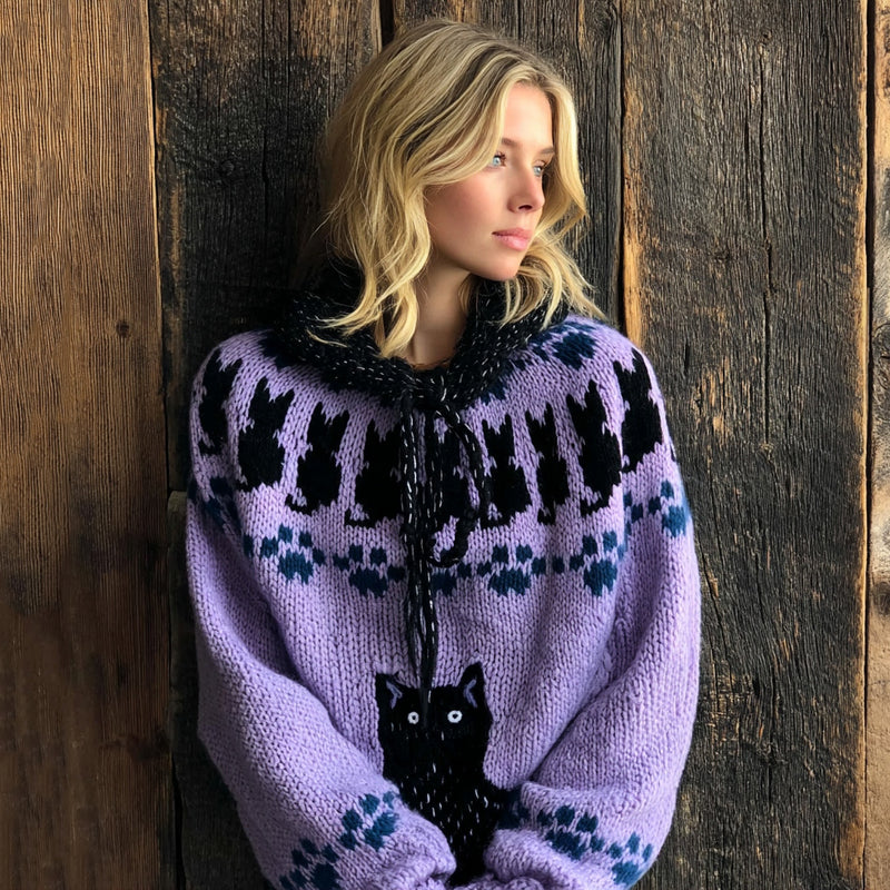 Zeitloser Vintage-Stil Pullover