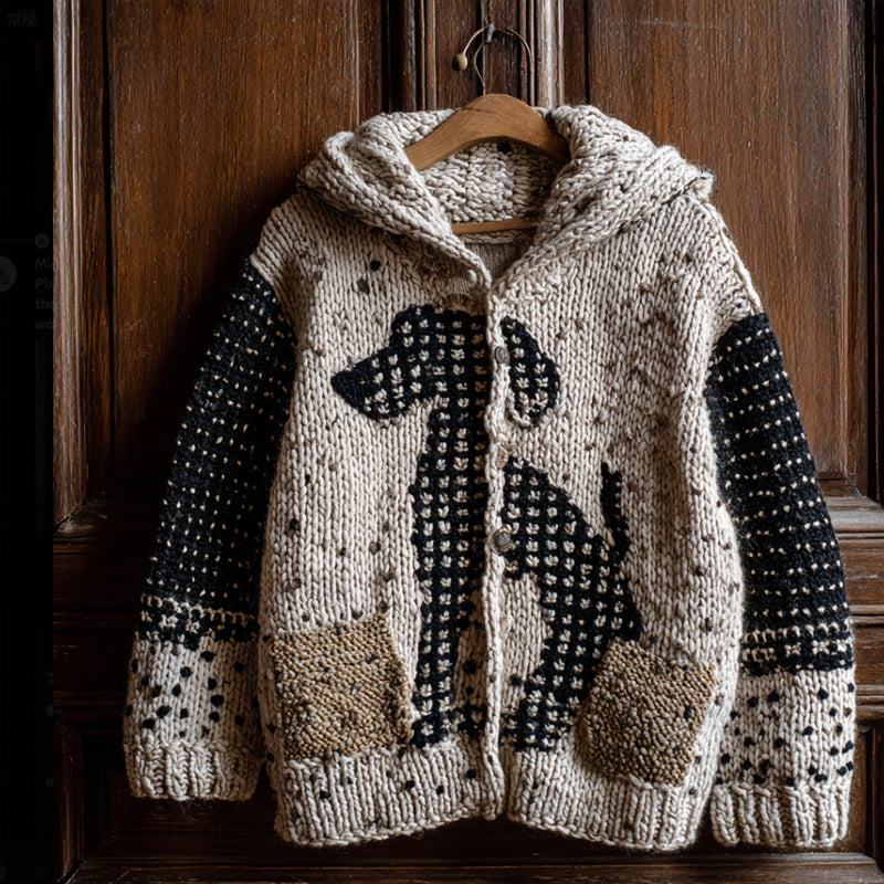 Vintage inspirierte Strickjacke