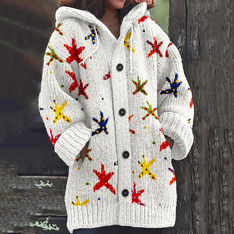 Anmutig gestaltete Strickjacke