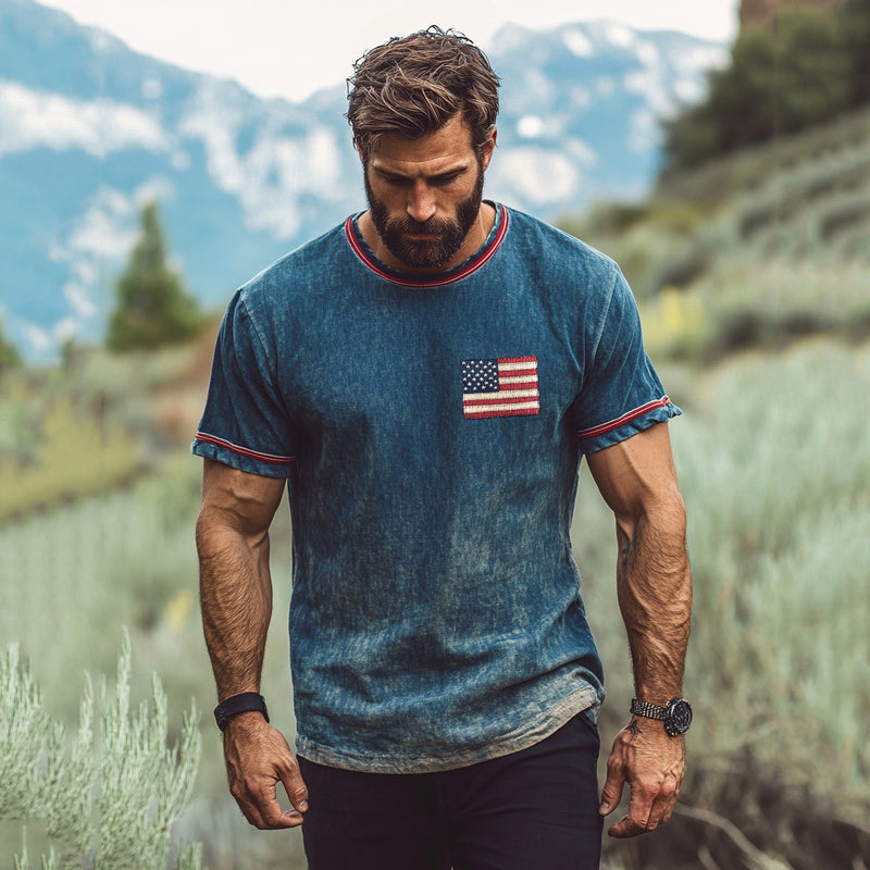 Zeitloser Vintage-Stil T-Shirt