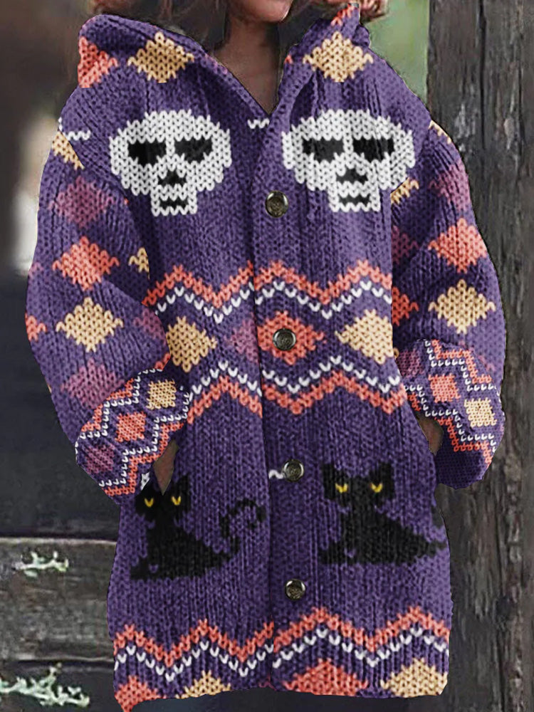 Klassische Vintage Strickjacke