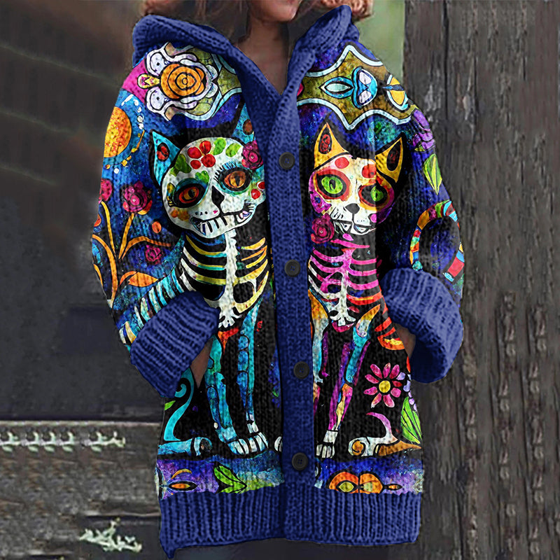 Klassisch gestaltete Strickjacke