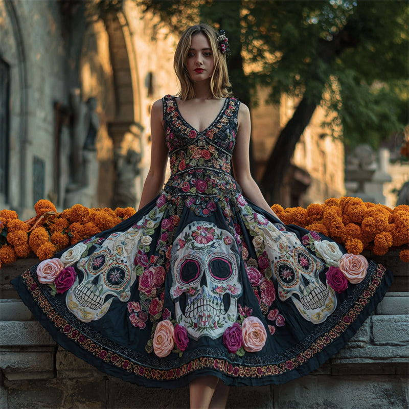 Anmutig gestaltete Kleid