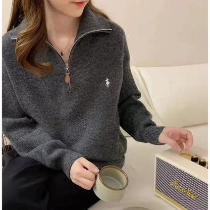 MW | MW – Bequemer Pullover mit Reißverschluss